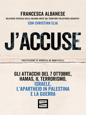 cover image of J'accuse